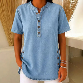Reagan | Casual Denim Tunic