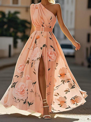 Julie | Floral Chiffon Maxi