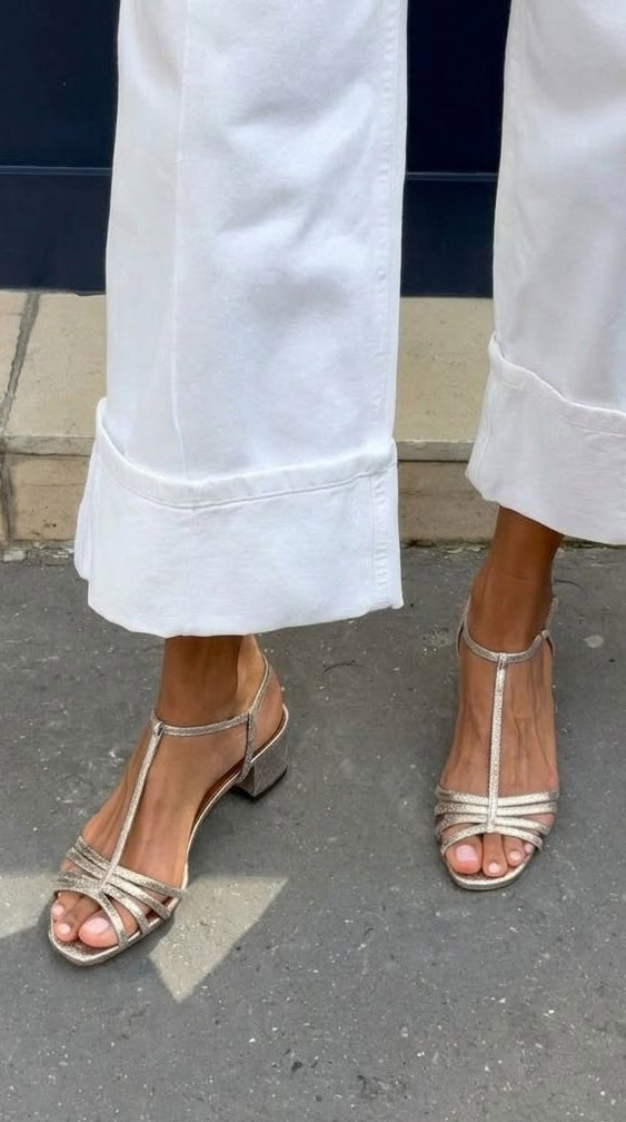 Elisetta | Woven Flat Sandals