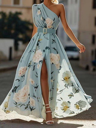 Julie | Floral Chiffon Maxi