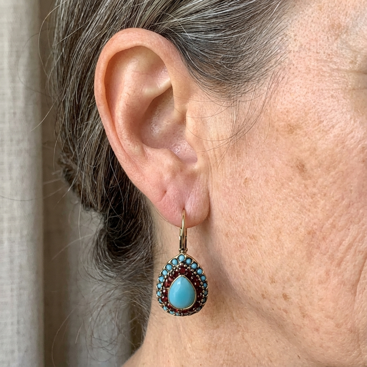Rosalind | Crystal Teardrop Earrings