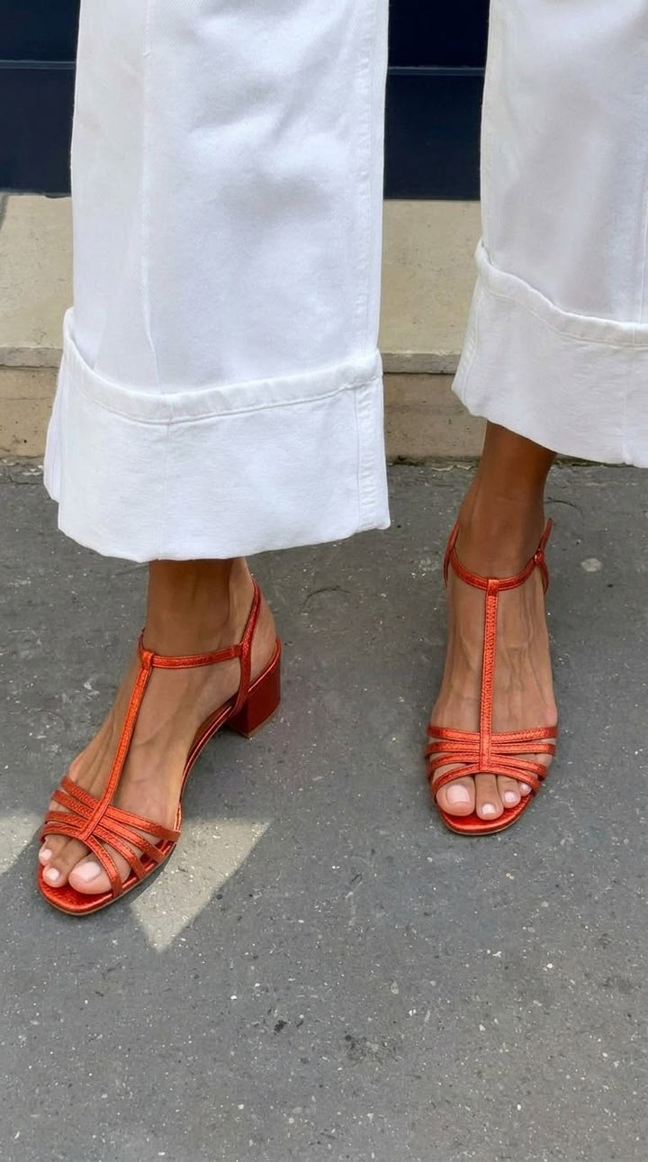 Elisetta | Woven Flat Sandals