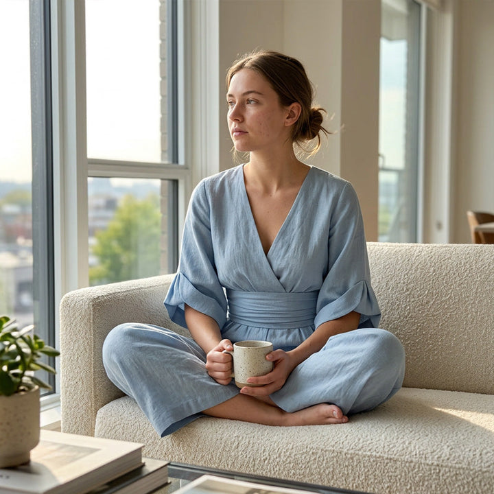 Willa V-Neck Wide-Leg Jumpsuit