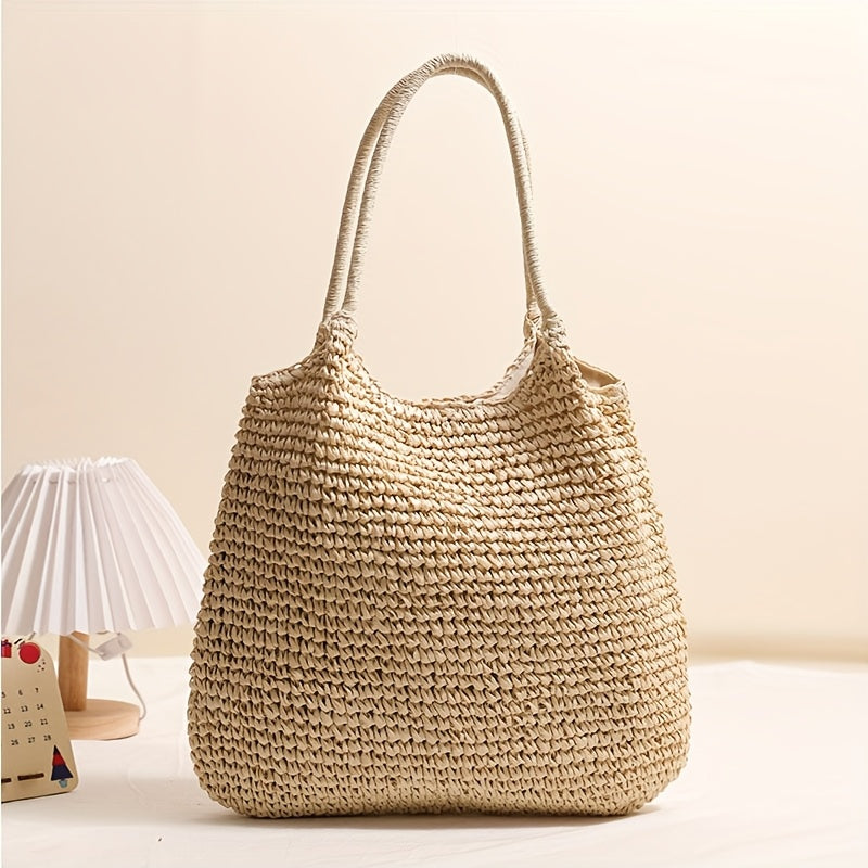 MELISSA | LIGHT CAMEL WOVEN CROSSBODY BAG