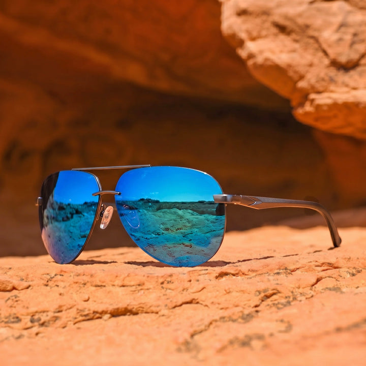 Alden™ Polarized Aviator Sunglasses - Buy One, Get One Free!