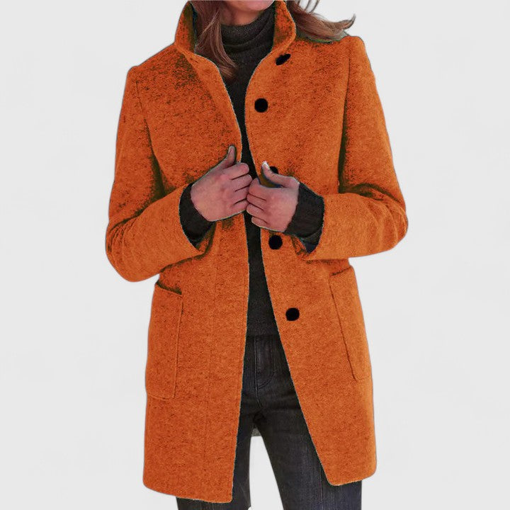 ELLE | HIGH COLLAR COAT