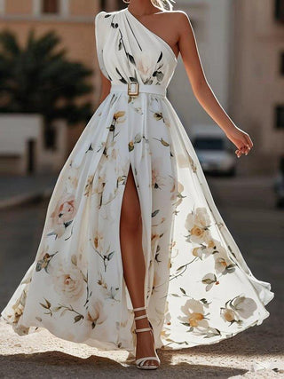 Julie | Floral Chiffon Maxi