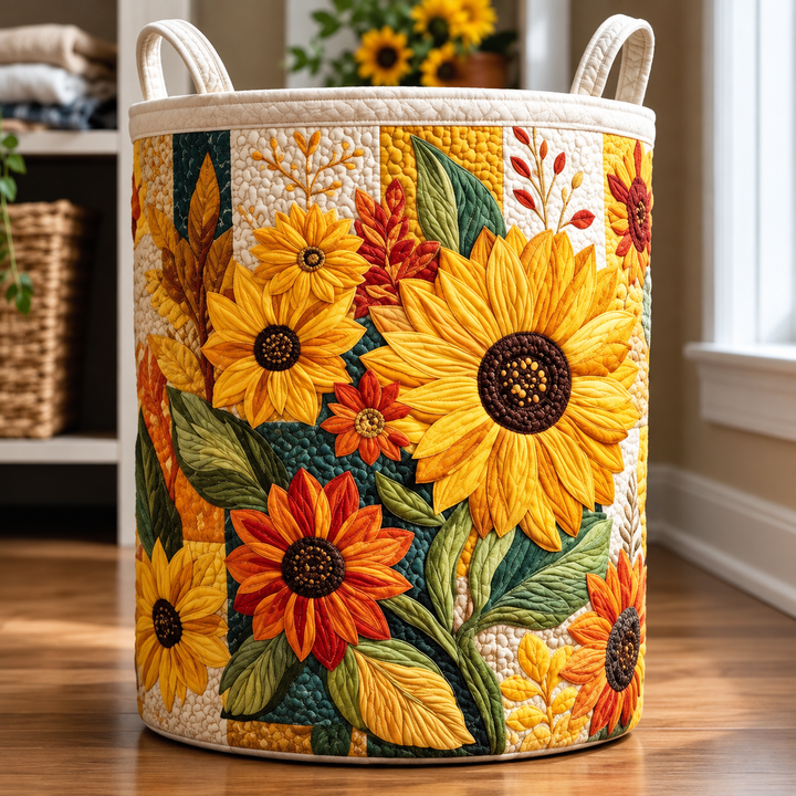 FLORIA | FLOWER LAUNDRY BASKET
