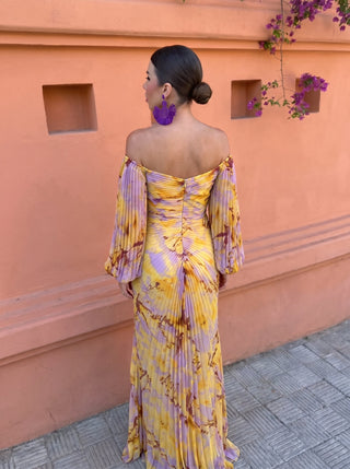 GREGORIA | LONG FLORAL DRESS