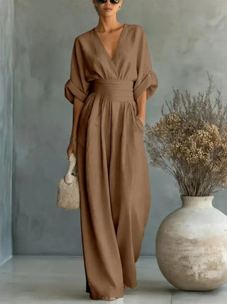 Eliane | V-Neck Jumpsuit