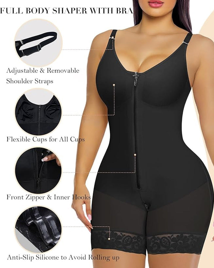 Slimline Full-Body Shaping Bodysuit sizing