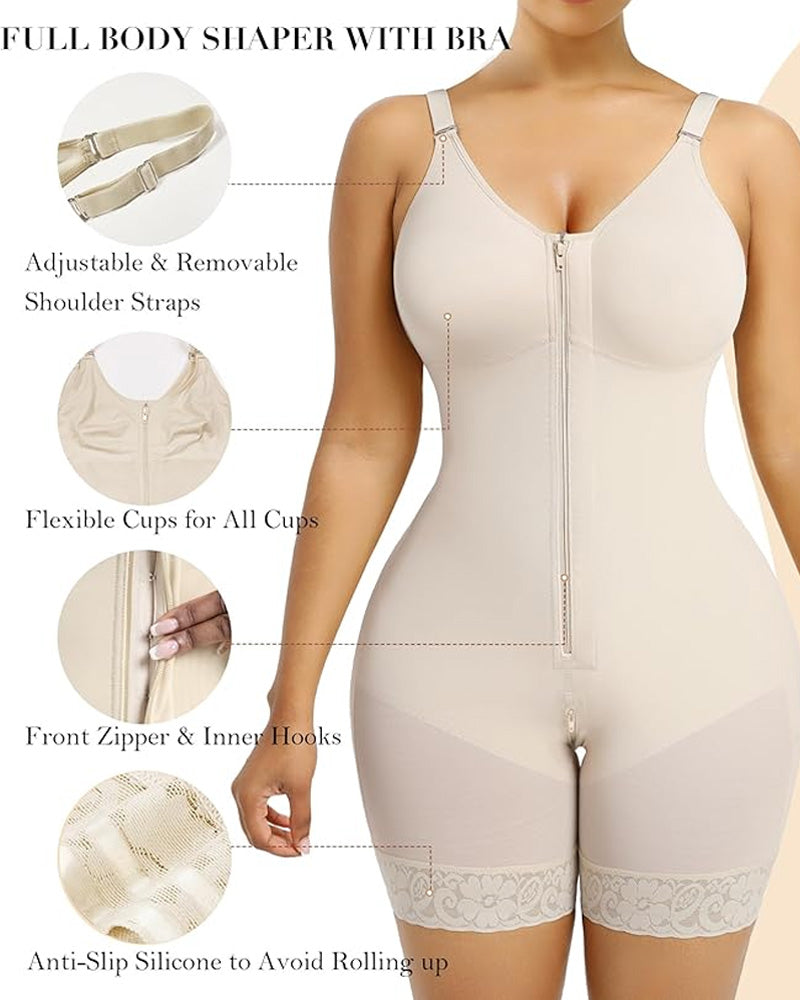 Slimline Full-Body Shaping Bodysuit detail
