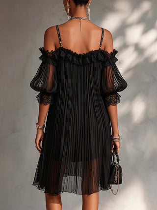 Celine flowing black maxi dress image 3