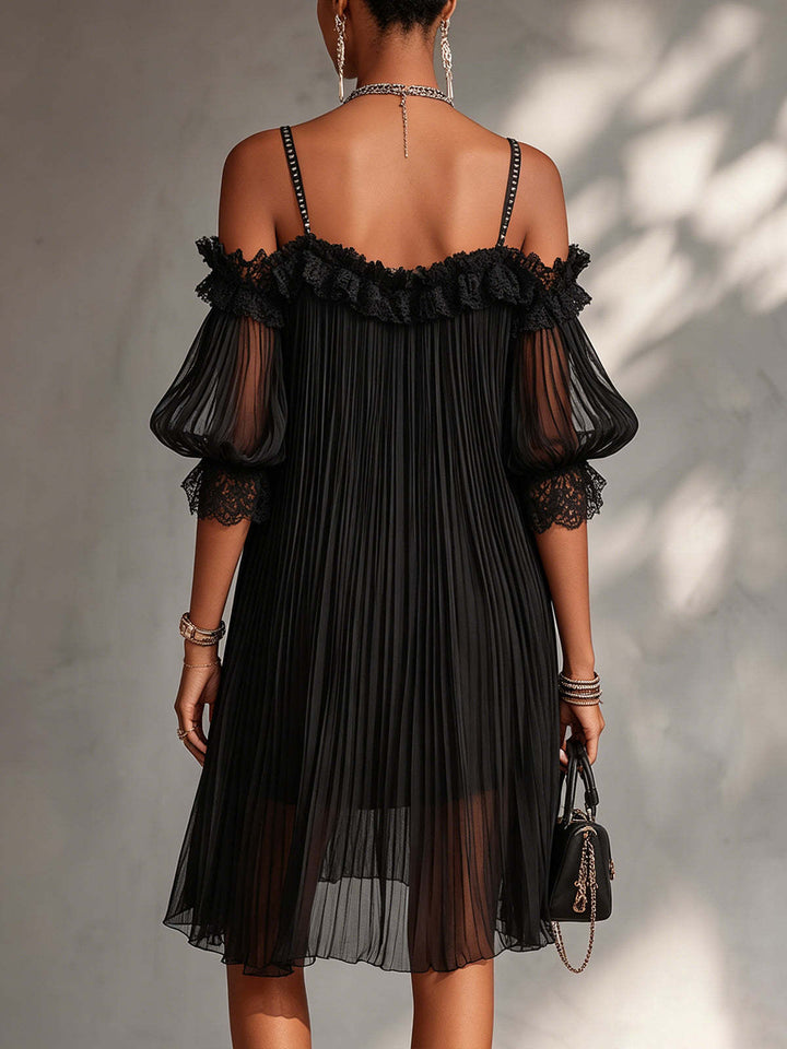 Celine flowing black maxi dress image 3