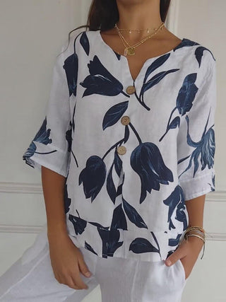 Despoina | Floral Top