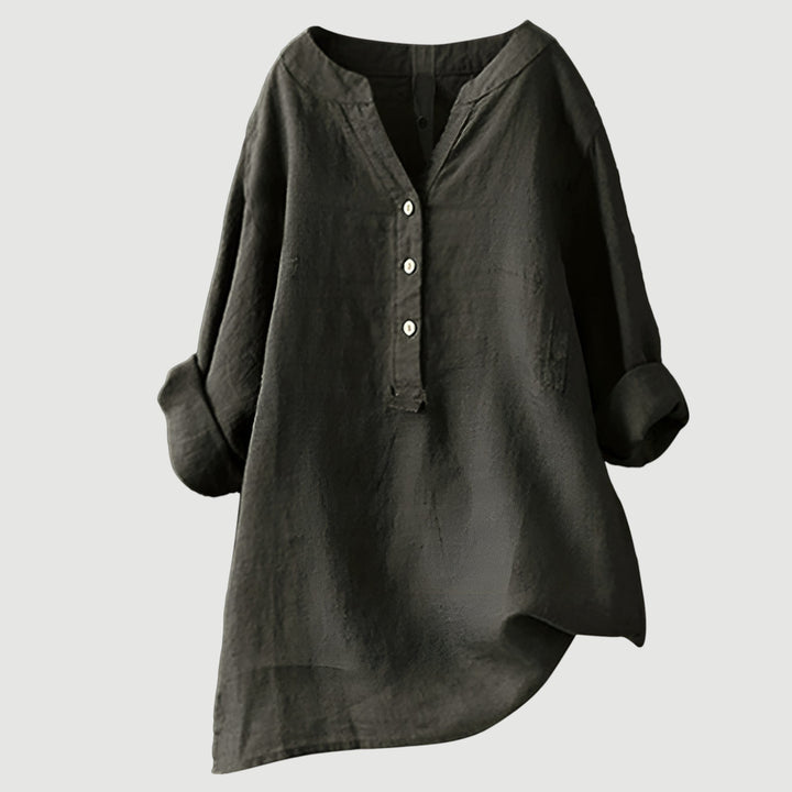 SCARLETT | Relaxed Button-Down Blouse with Effortless Everyday Style