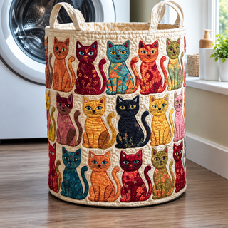 KATIE | CAT LAUNDRY BASKET