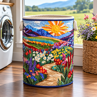 FLORIA | FLOWER LAUNDRY BASKET