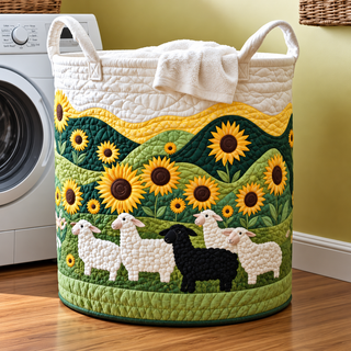 FLORIA | FLOWER LAUNDRY BASKET