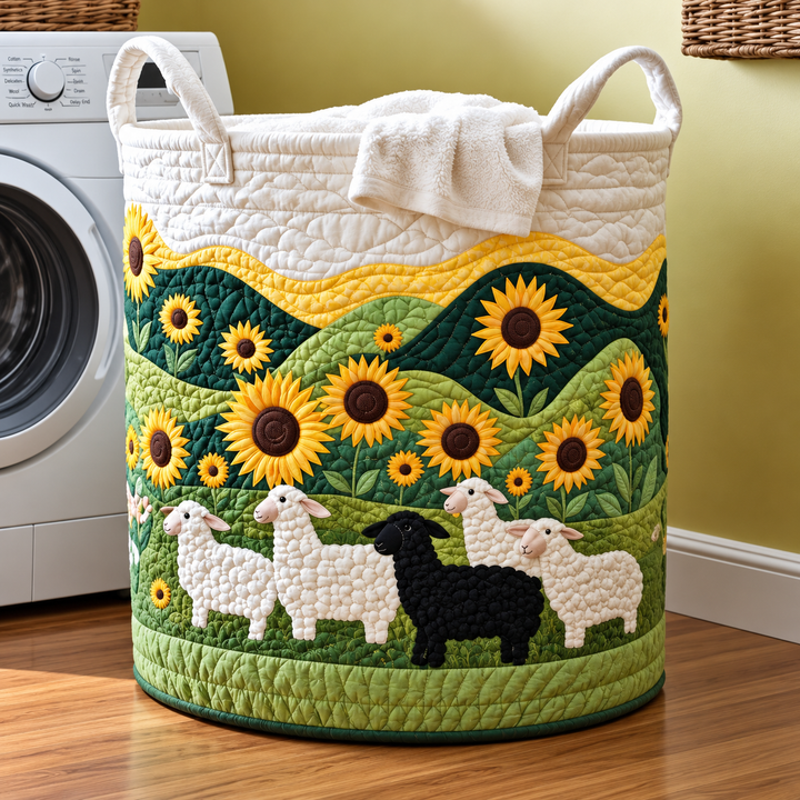FLORIA | FLOWER LAUNDRY BASKET