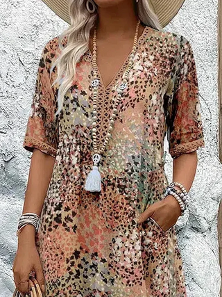 Callie | Vibrant Midi Dress