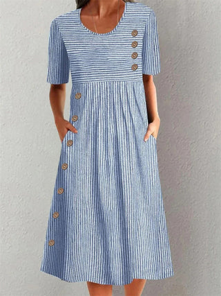 Hazel | Striped Dress