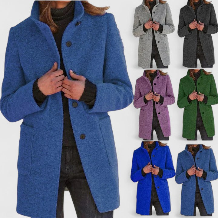 ELLE | HIGH COLLAR COAT