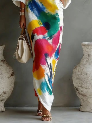 Davina | Printed Maxi Dress
