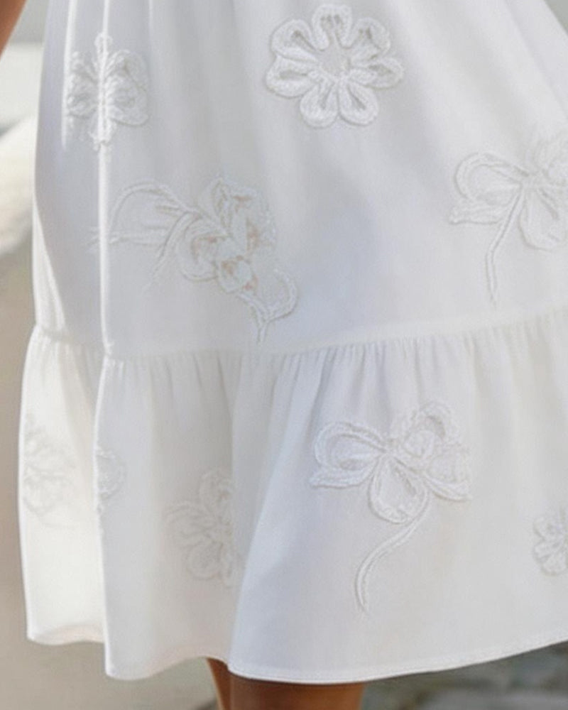 ELISA | FLORAL MIDI DRESS FOR WOMEN