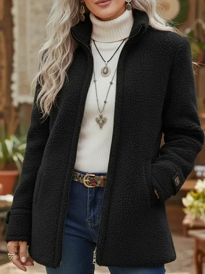 CARISSA | FULL-ZIP STAND COLLAR JACKET