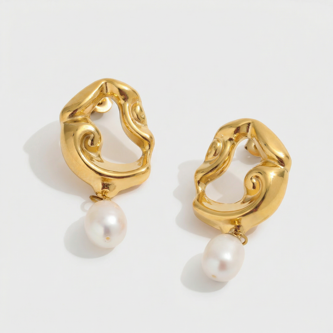 ELIANNE | PEARL DROP EARRINGS