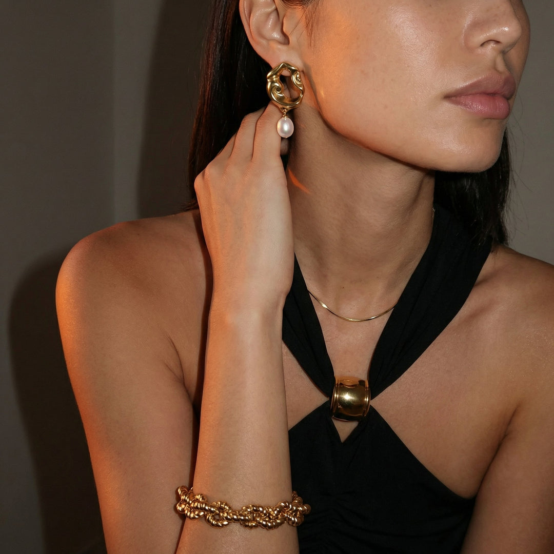 ELIANNE | PEARL DROP EARRINGS