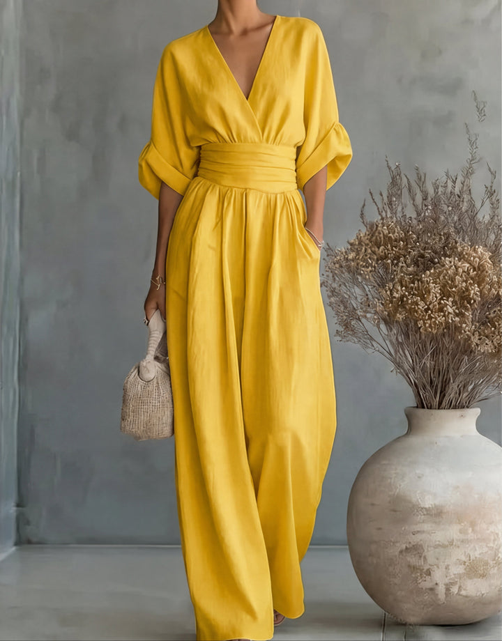 Elise flowing wide-leg jumpsuit image 10