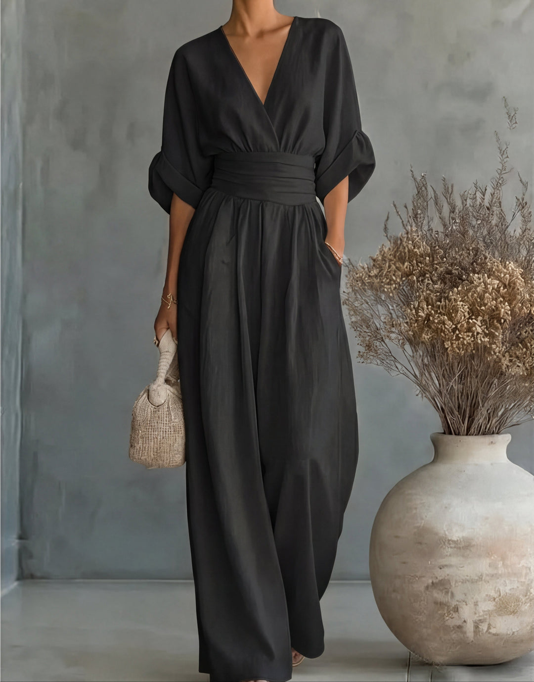 Elise flowing wide-leg jumpsuit image 11