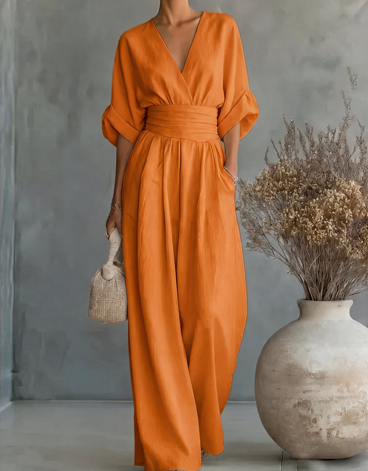 Elise flowing wide-leg jumpsuit image 12