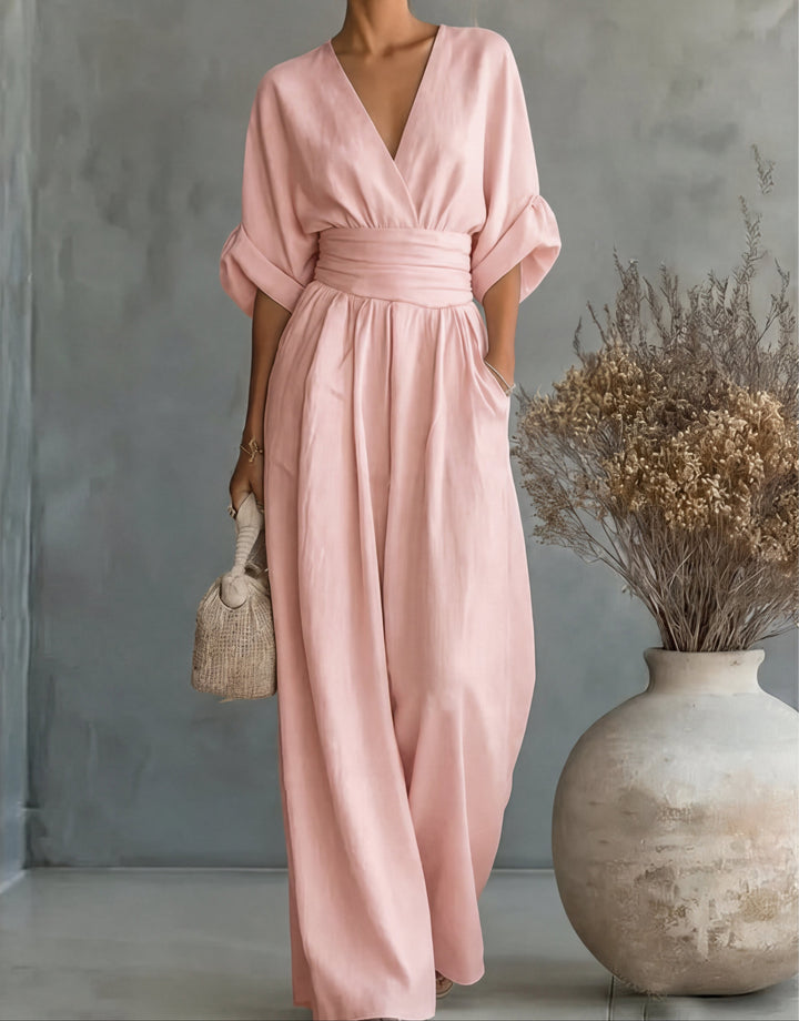 Elise flowing wide-leg jumpsuit image 13