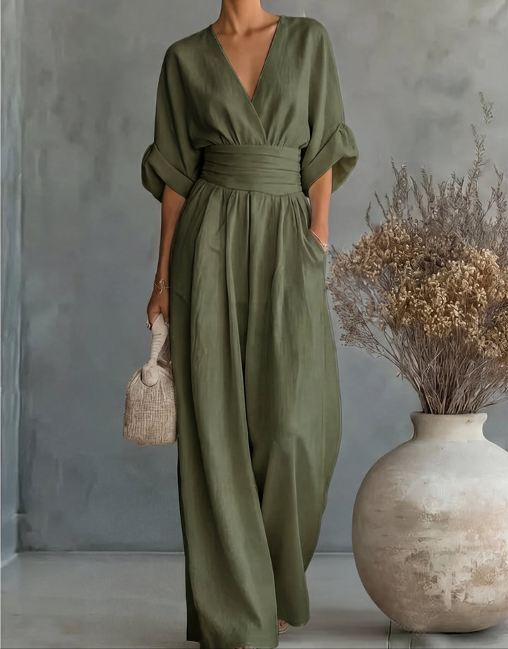 Elise flowing wide-leg jumpsuit image 14