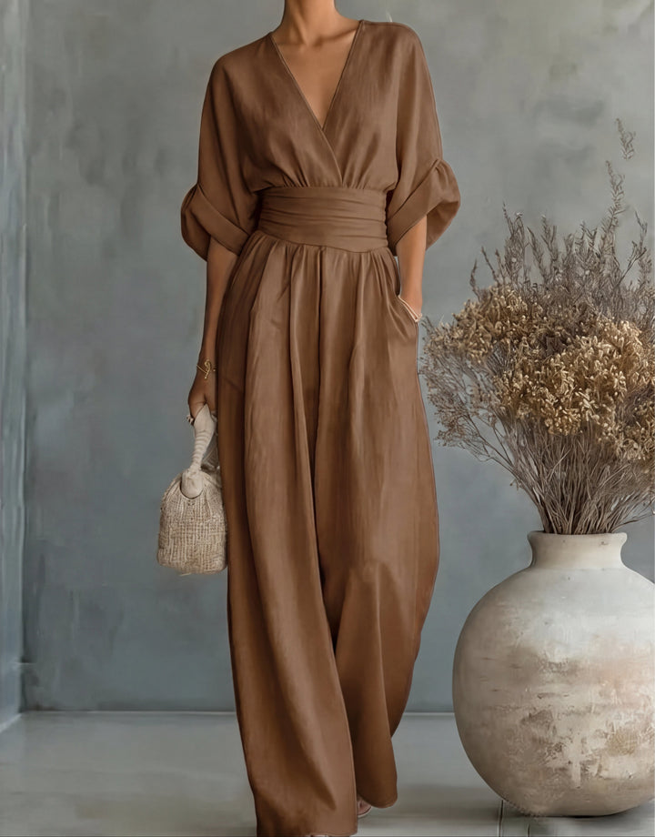 Elise flowing wide-leg jumpsuit image 15