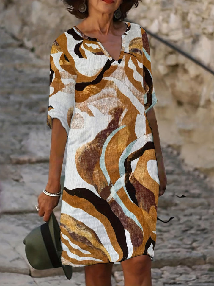 Emma Colorful Summer Dress - Image 4