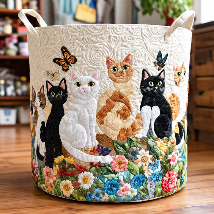 KATIE | CAT LAUNDRY BASKET