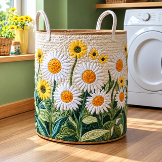 FLORIA | FLOWER LAUNDRY BASKET