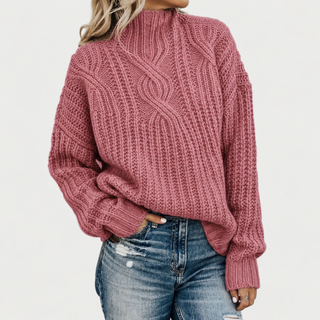AERYNNA | SOPHISTICATED CABLE SWEATER