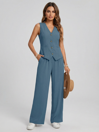 Velaria | Vest Pants Set