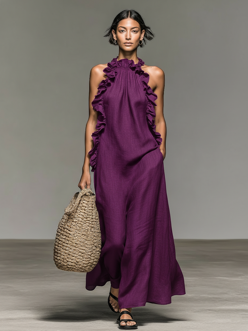 Gladys Maxi Dress with Pockets