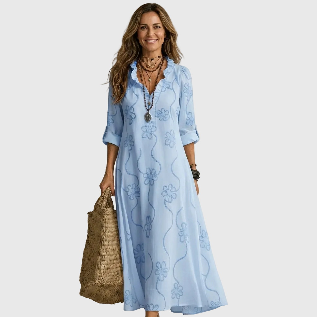 MARIAM | FLORAL MAXI DRESS FOR WOMEN