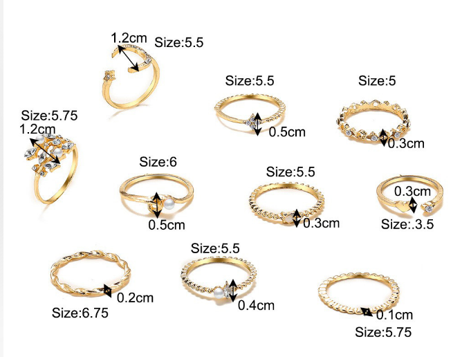 STELLAR DREAMS | CELESTIAL RING SET