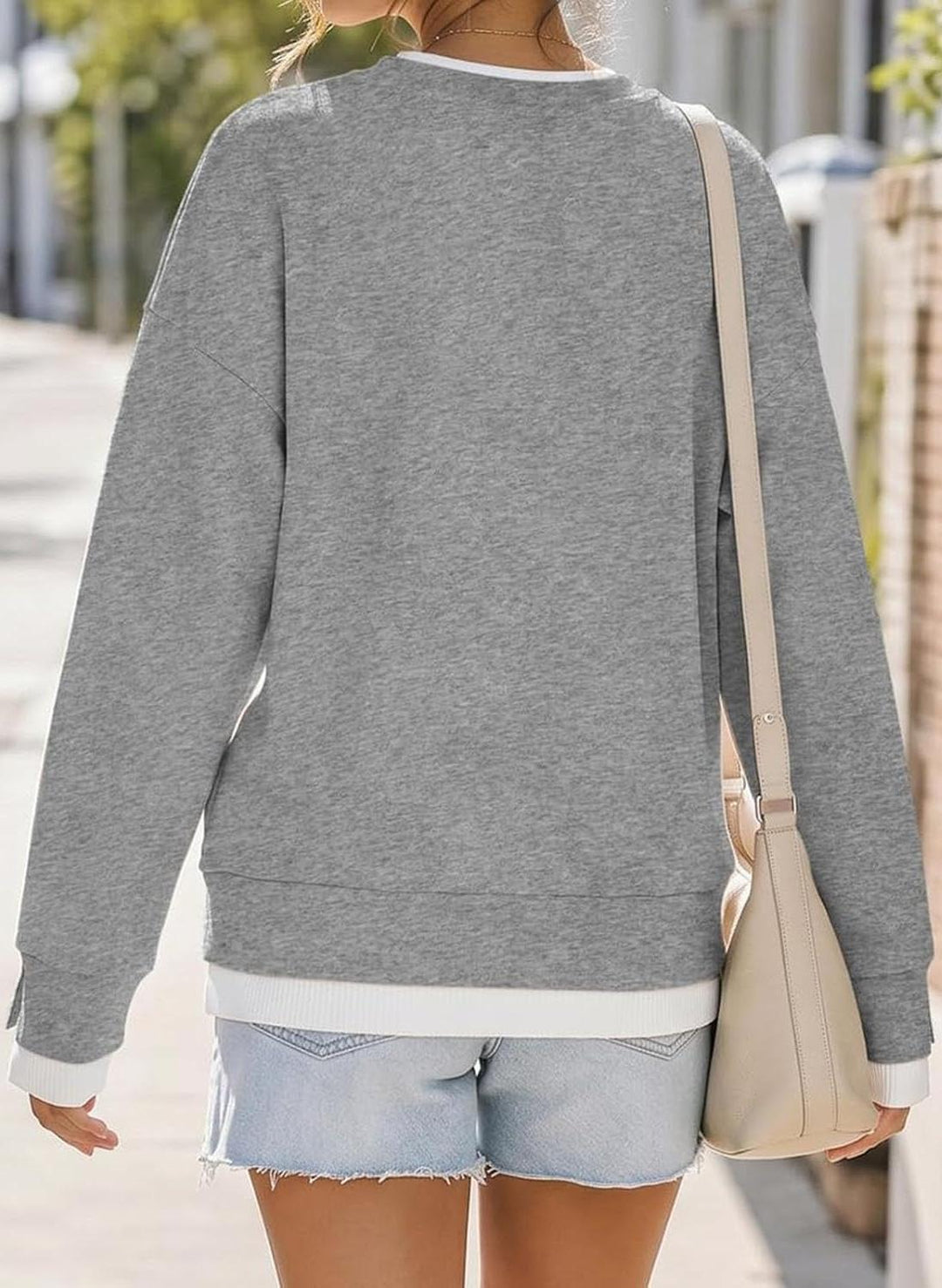 FEY | LAYERED-LOOK OVERSIZED PULLOVER