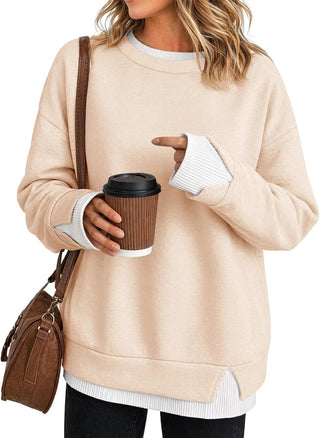 FEY | LAYERED-LOOK OVERSIZED PULLOVER