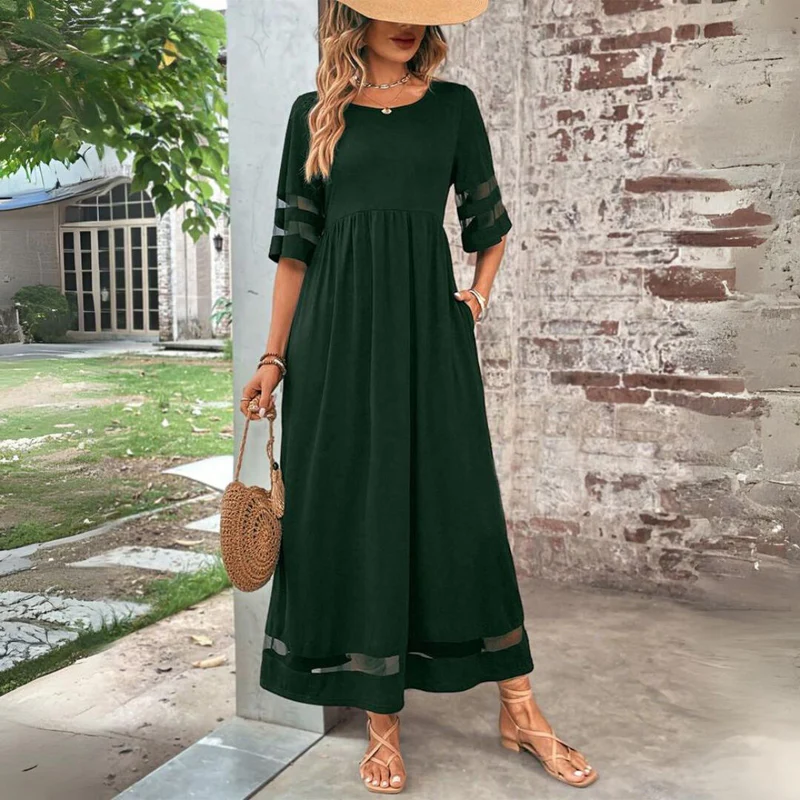 Cerelia Flattering Midi Dress - Black