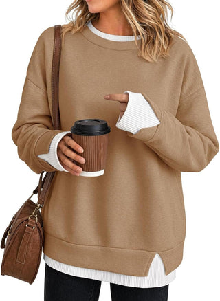 FEY | LAYERED-LOOK OVERSIZED PULLOVER